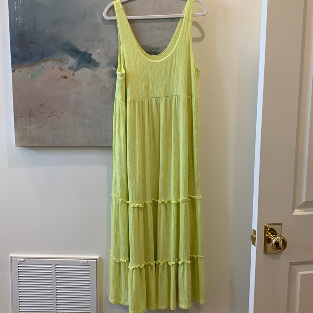 Scoop Yellow Maxi Dress XL